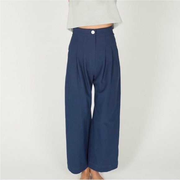 Ilana Kohn | Boyd Pant in Indigo Linen/Cotton 0 - Picture 3 of 8